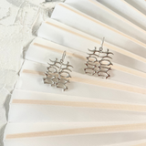 Yining Double Happiness 囍 Drop Earrings