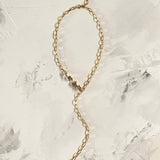 Dragon Calligraphy Coil Y Necklace