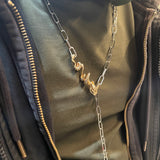 Dragon Calligraphy Coil Y Necklace