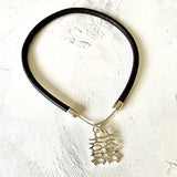 Double Happiness 囍 Leather Collar