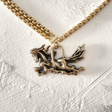 Horse Brushstroke Necklace