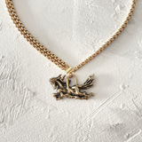 Horse Brushstroke Necklace