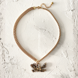 Horse Brushstroke Necklace