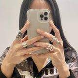 Decorative Edge Spiral Ring