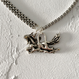 Horse Brushstroke Necklace