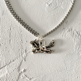 Horse Brushstroke Necklace
