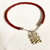 Double Happiness 囍 Leather Collar