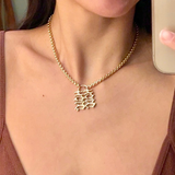 Double Happiness 囍 Box Chain Necklace