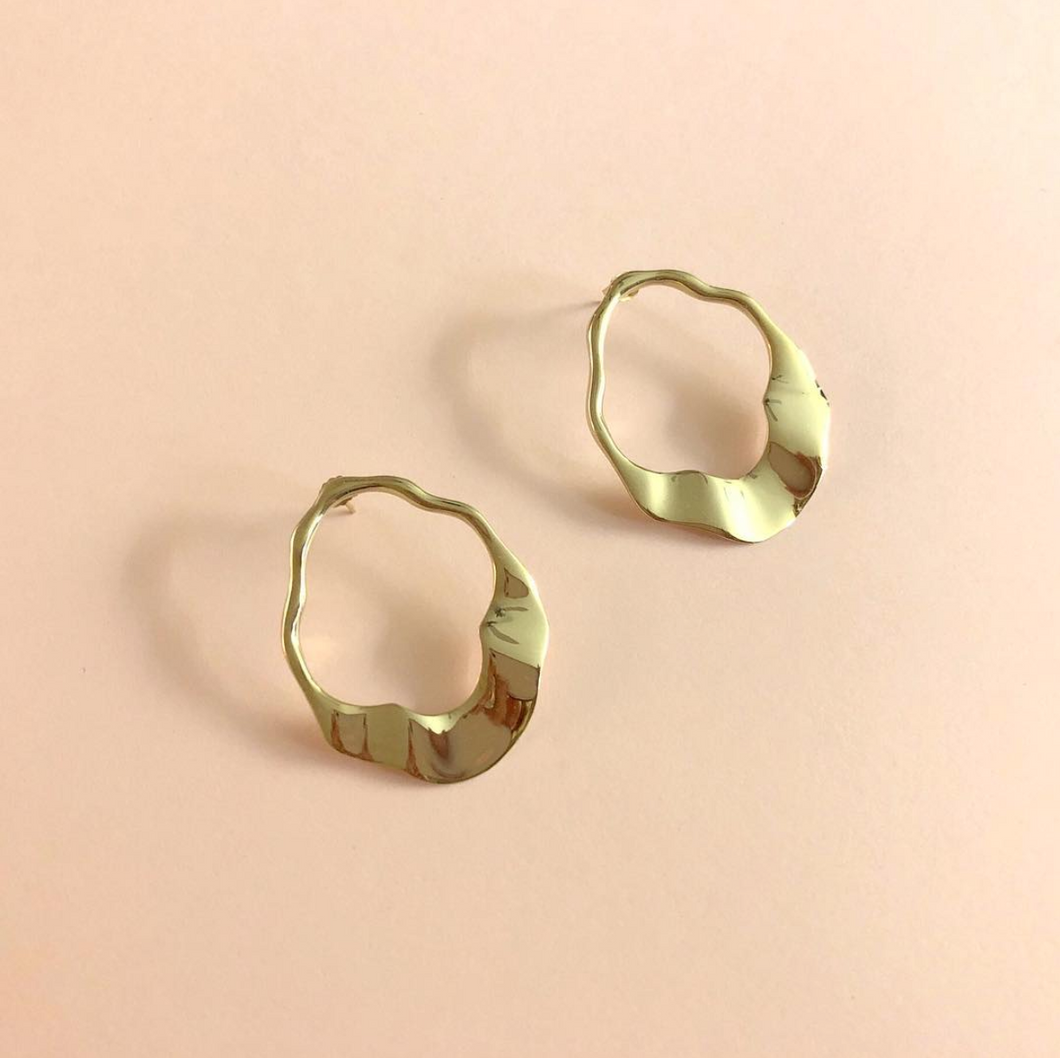 Wave Hoops Earrings S00 - Women - Accessories