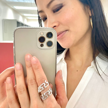 Decorative Edge Spiral Ring